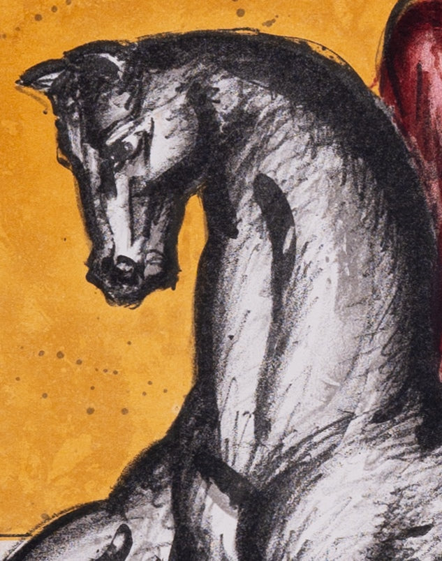 Franz PRIKING : Icare sous le soleil - Lithographie originale signée
