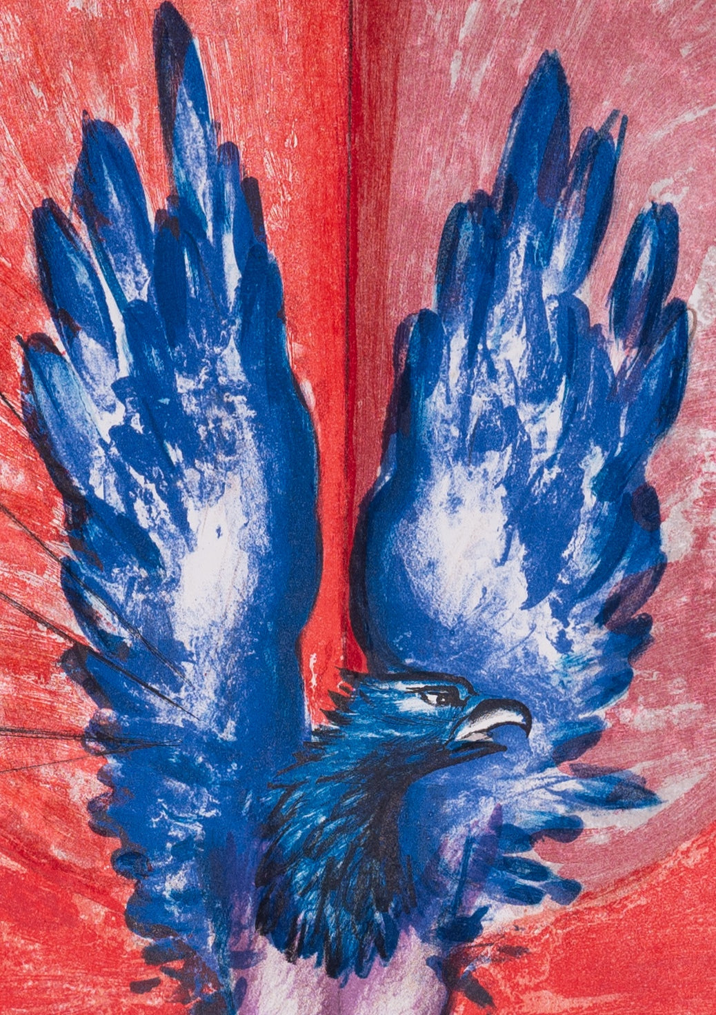 Franz PRIKING : La Femme Oiseau - Lithographie originale signée