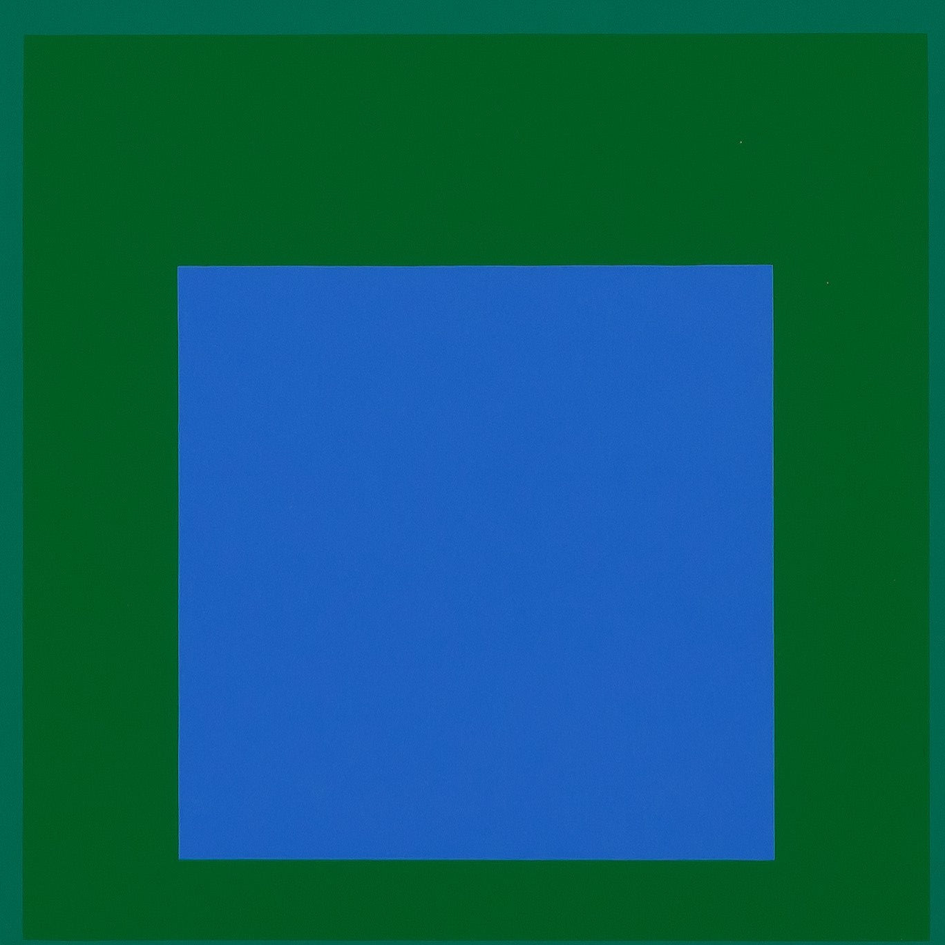 Josef ALBERS : Homage to the square, Blue Look - Sérigraphie en couleurs