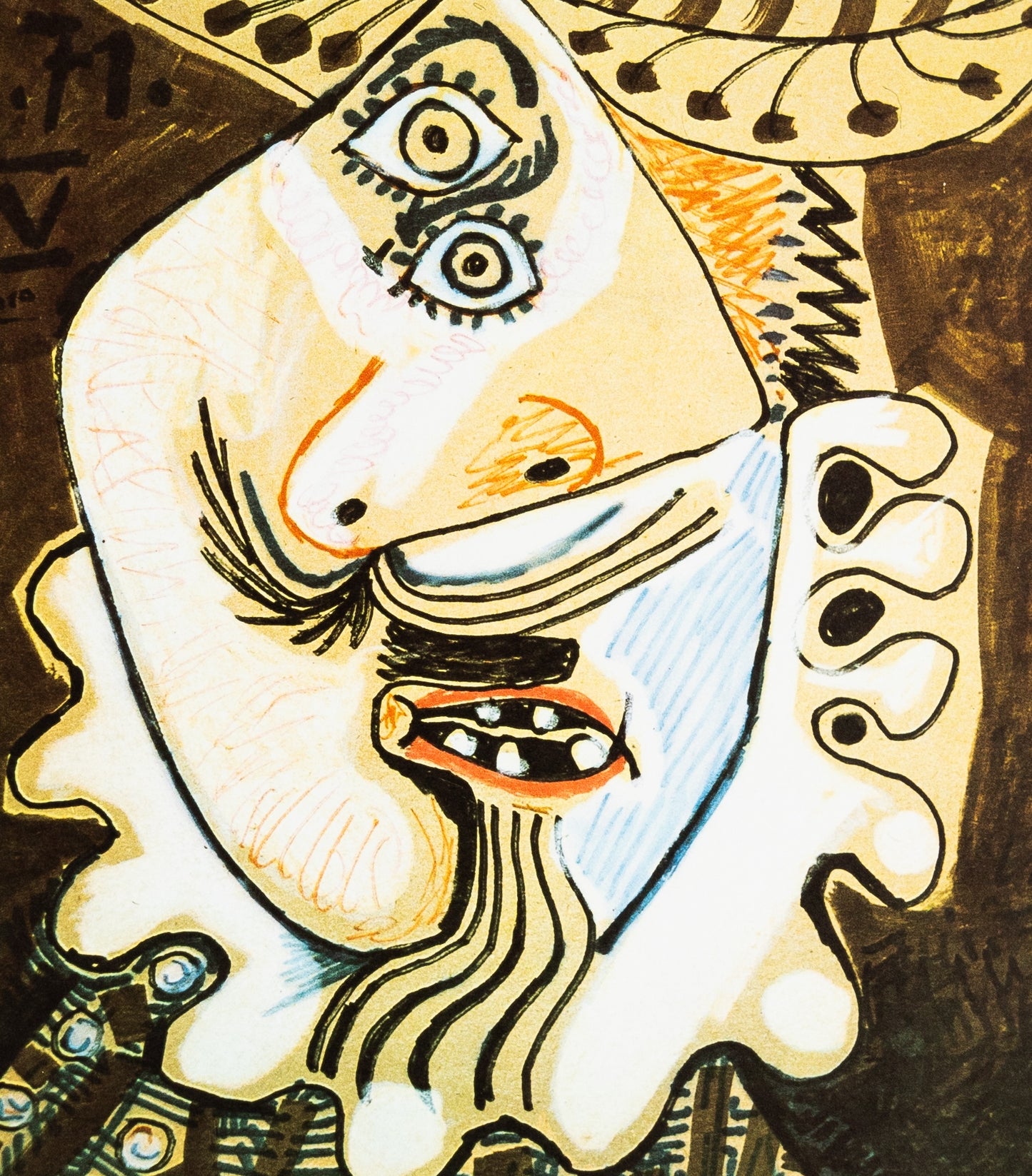 Pablo PICASSO : Exposition Sala Gaspar 1974 - Affiche originale signée