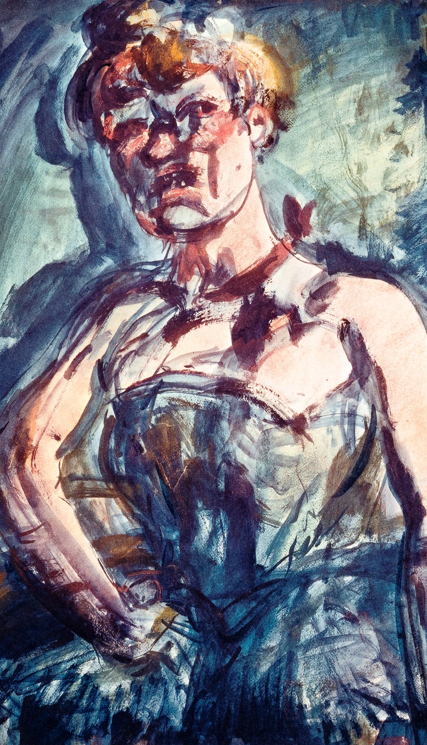 Georges ROUAULT: The dancer's wait - Lithograph