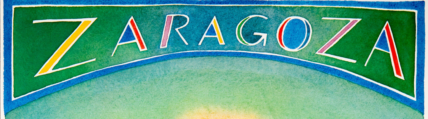 Jean Michel FOLON : Zaragoza - Lithographie originale signée