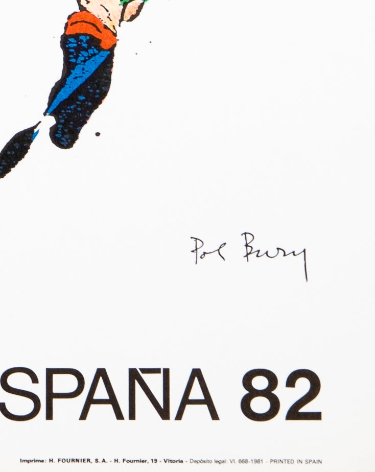 Pol BURY : Oviedo - Lithographie originale signée
