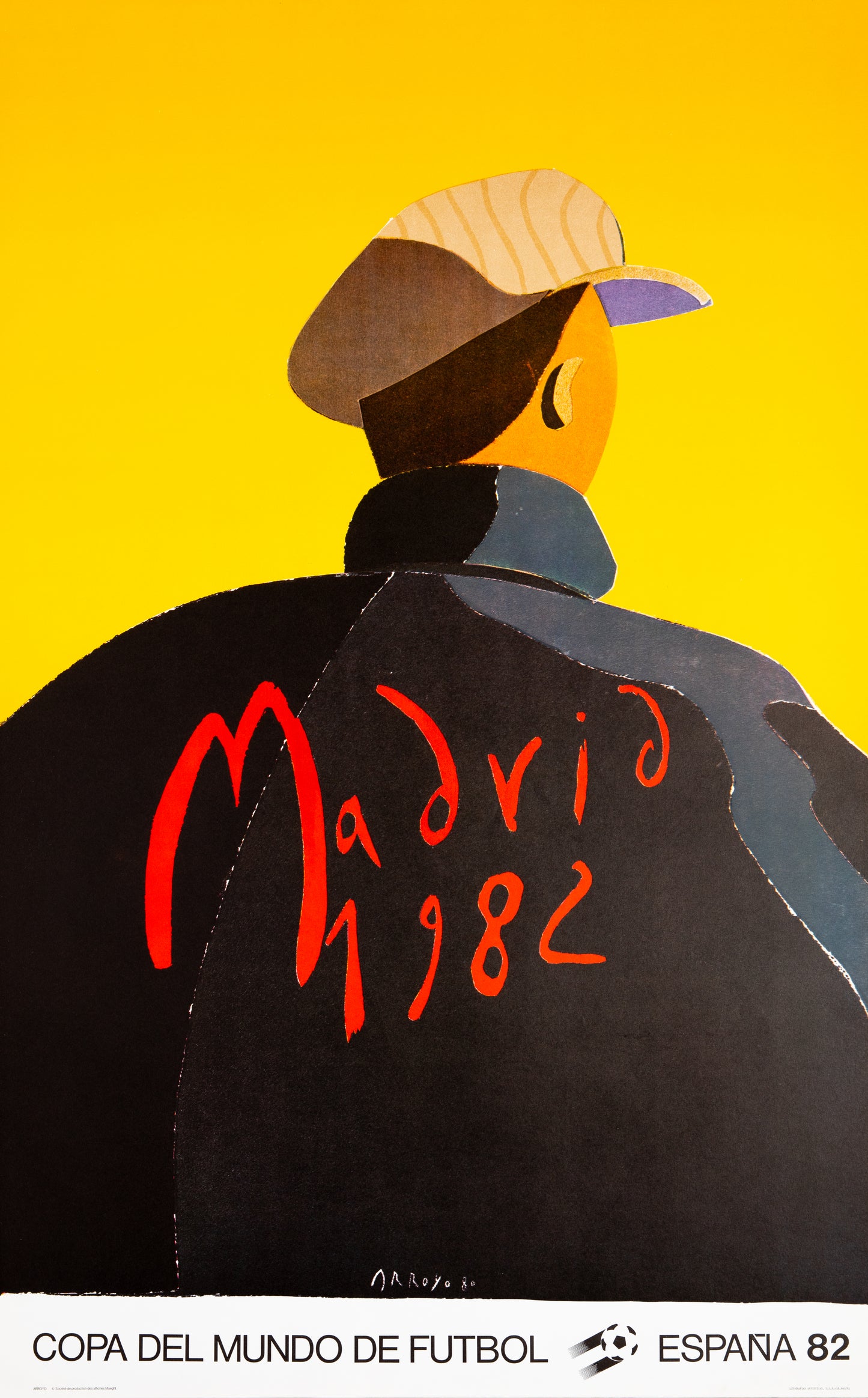 Eduardo ARROYO : Madrid - Lithographie originale signée