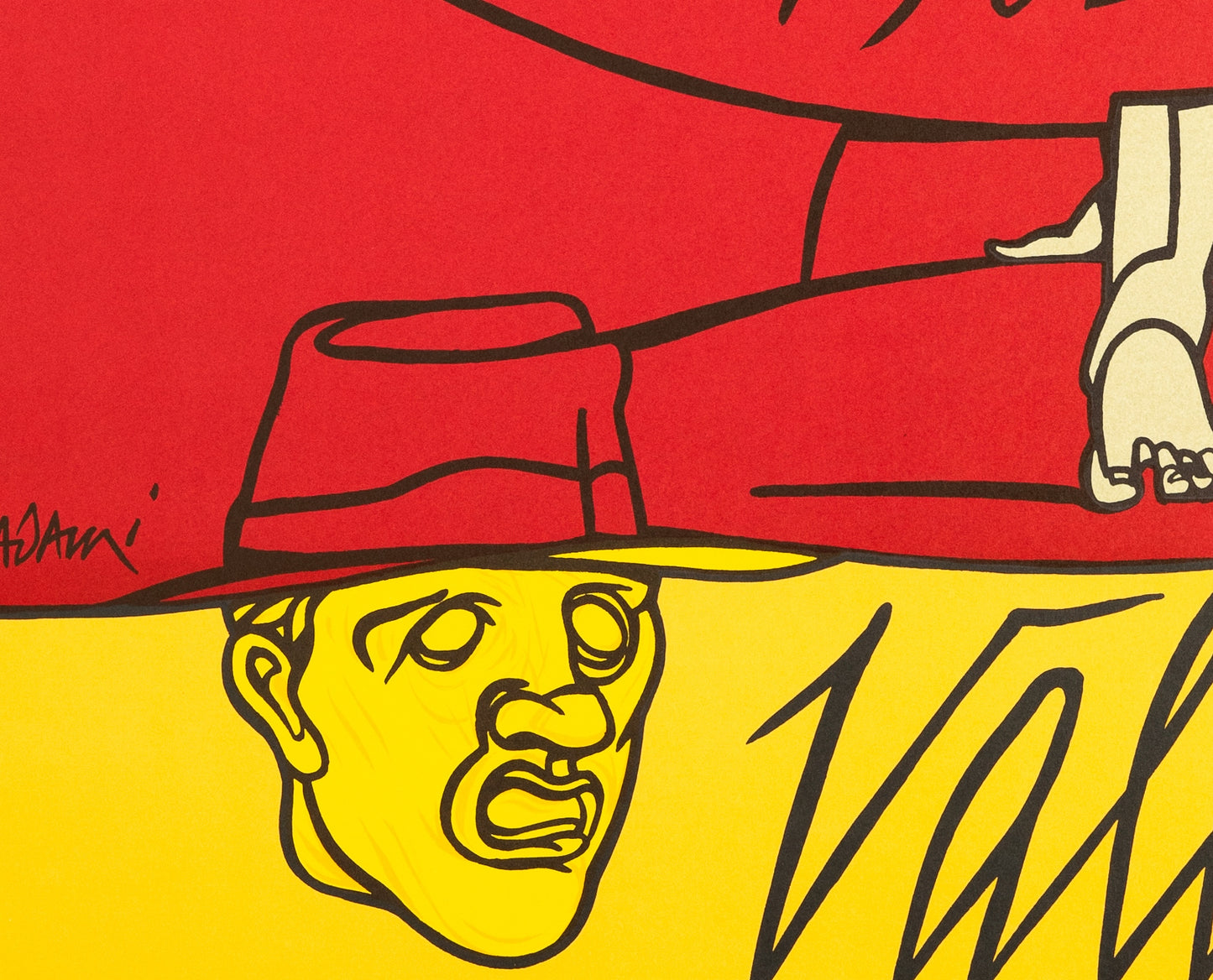 Valerio ADAMI : Valencia - Lithographie originale signée