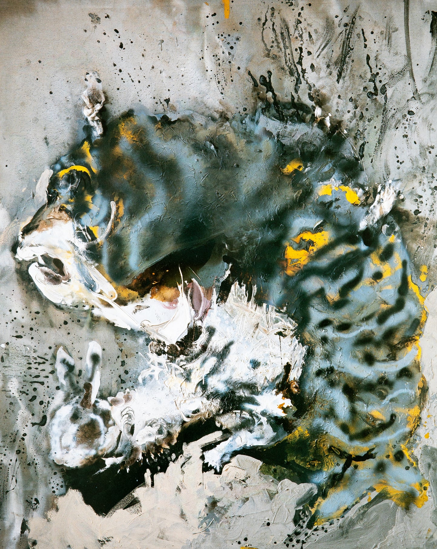 Paul REBEYROLLE : Plongeons dans la peinture - Affiche originale en couleurs
