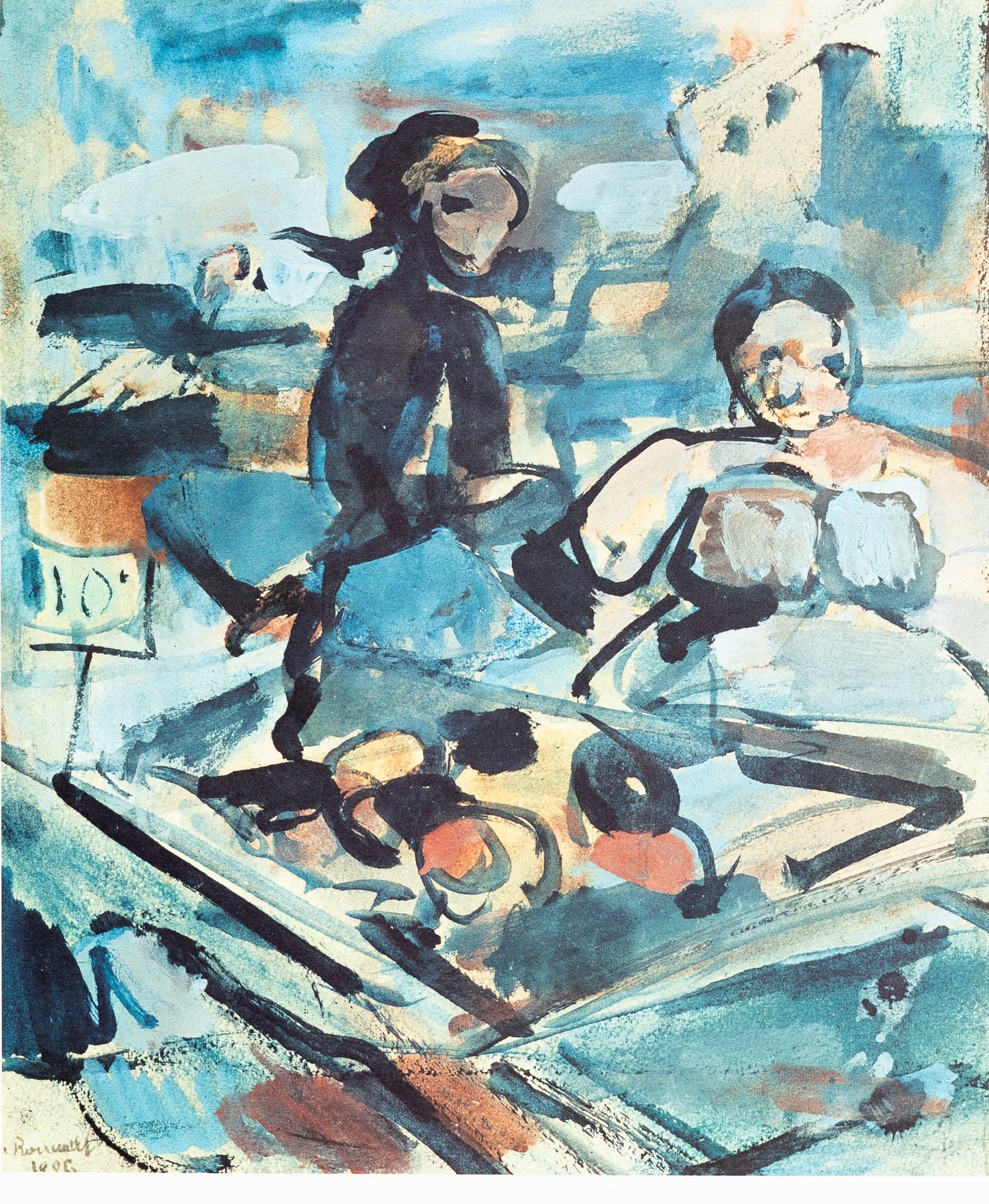 Georges ROUAULT: At the Market - Signed lithograph