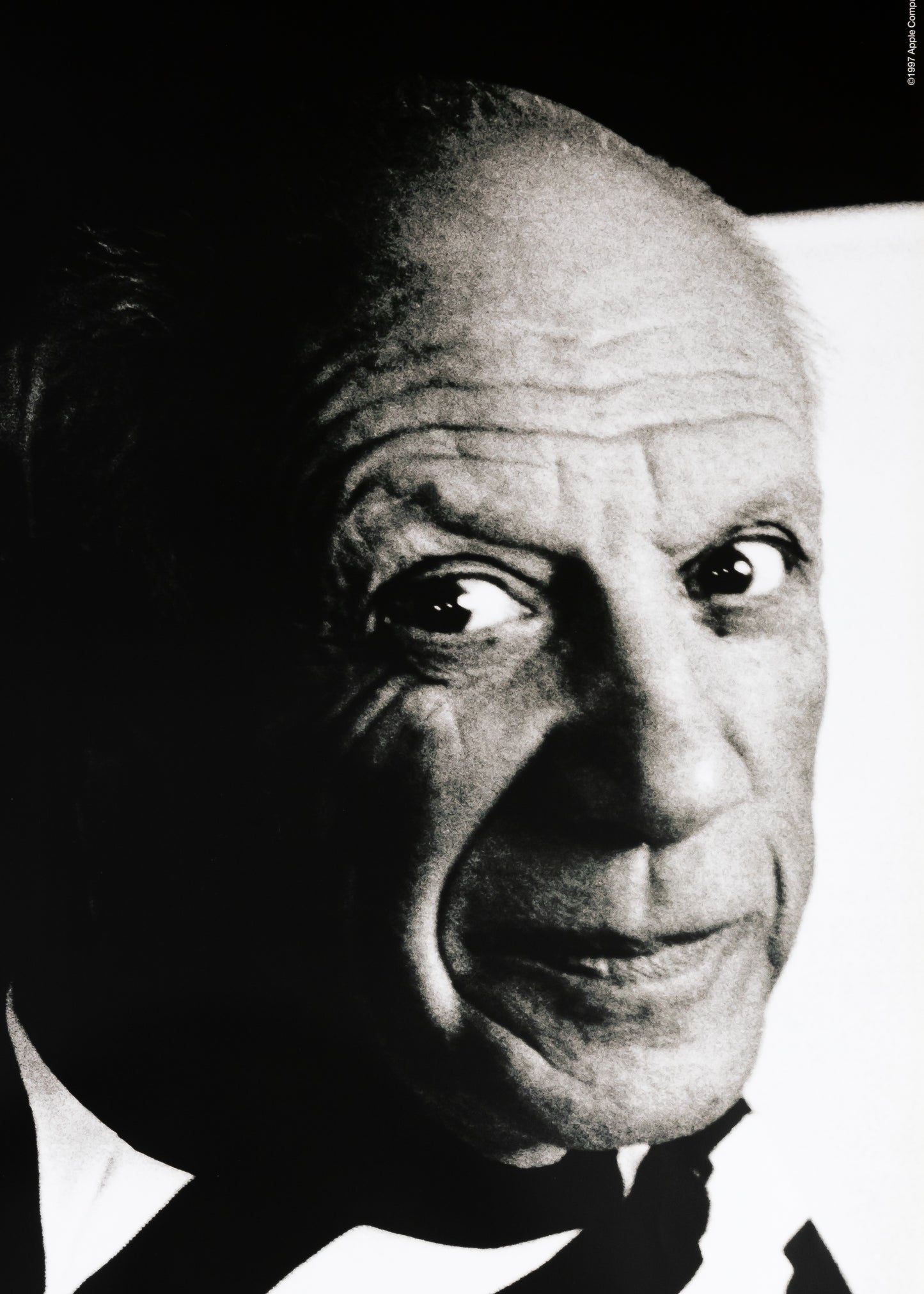 APPLE Think Different : Pablo PICASSO - Affiche originale