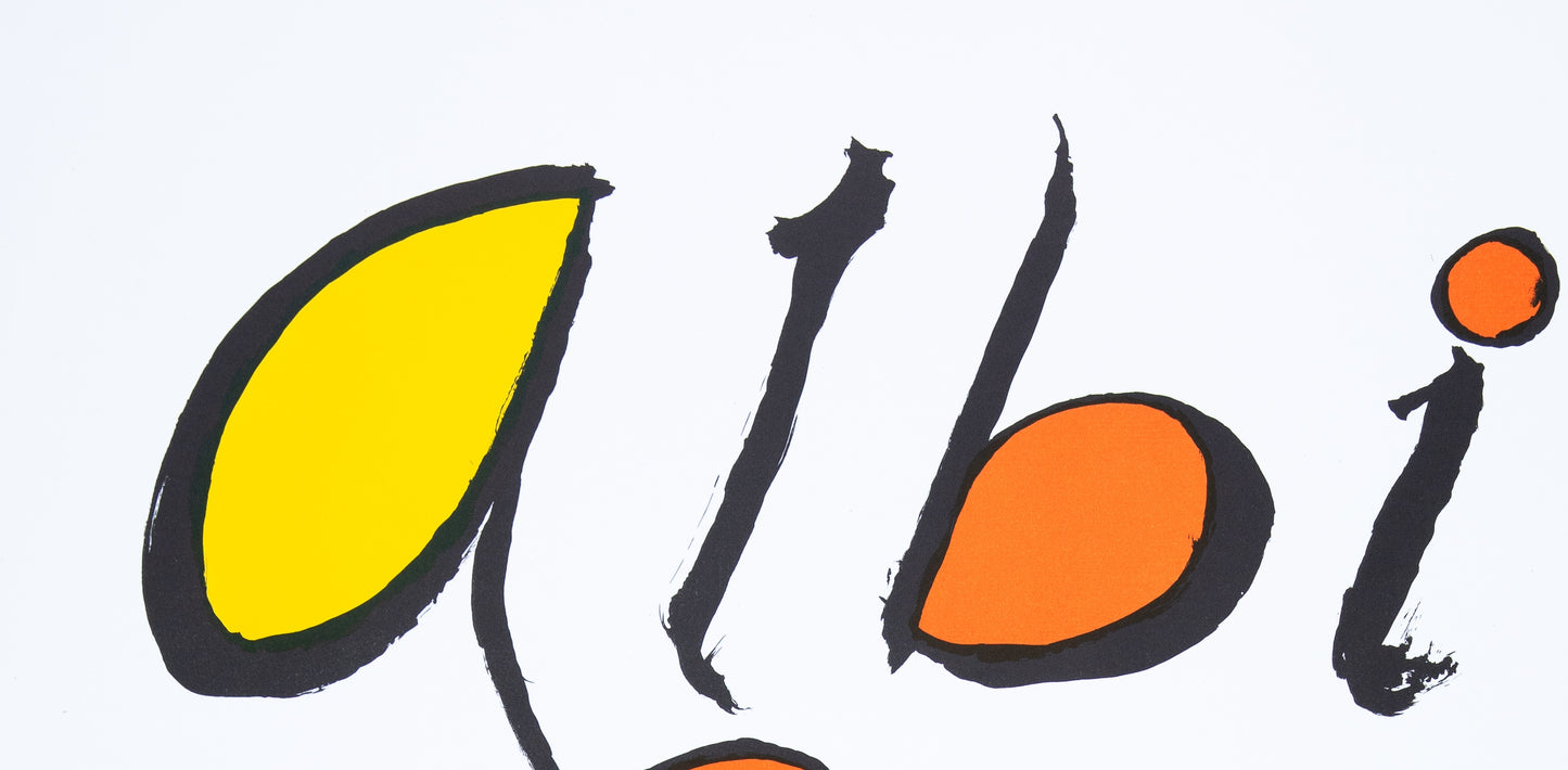 Alexander CALDER : Musée Toulouse Lautrec, Albi - Lithographie originale signée