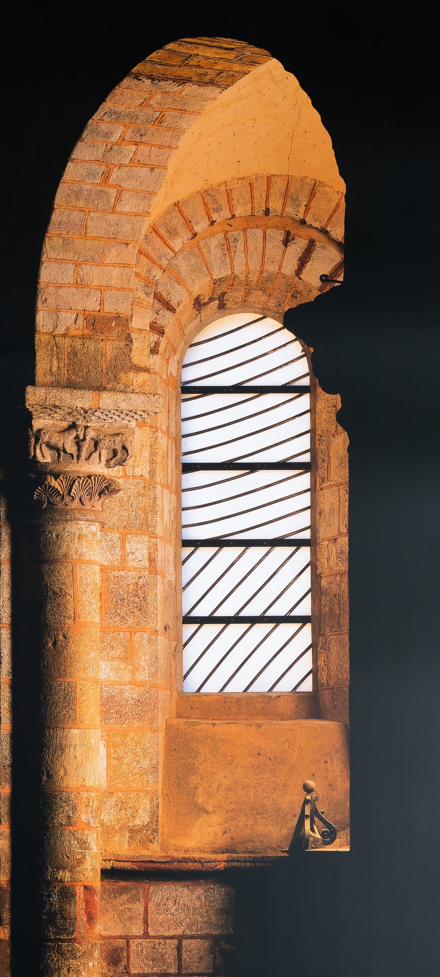 Pierre SOULAGES : Abbaye de Conques - Affiche originale en couleurs