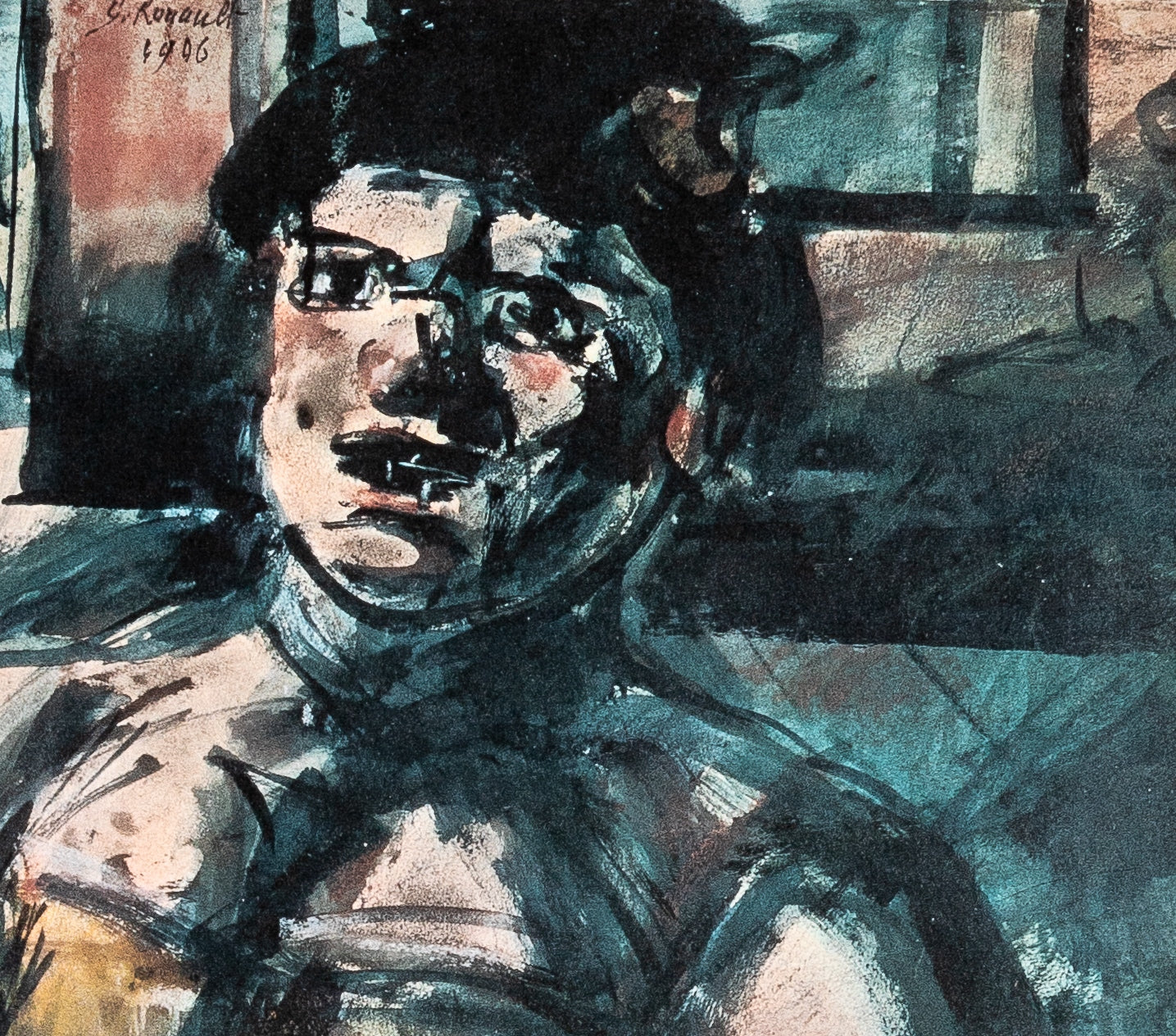 Georges ROUAULT : La trapéziste - Lithographie signée