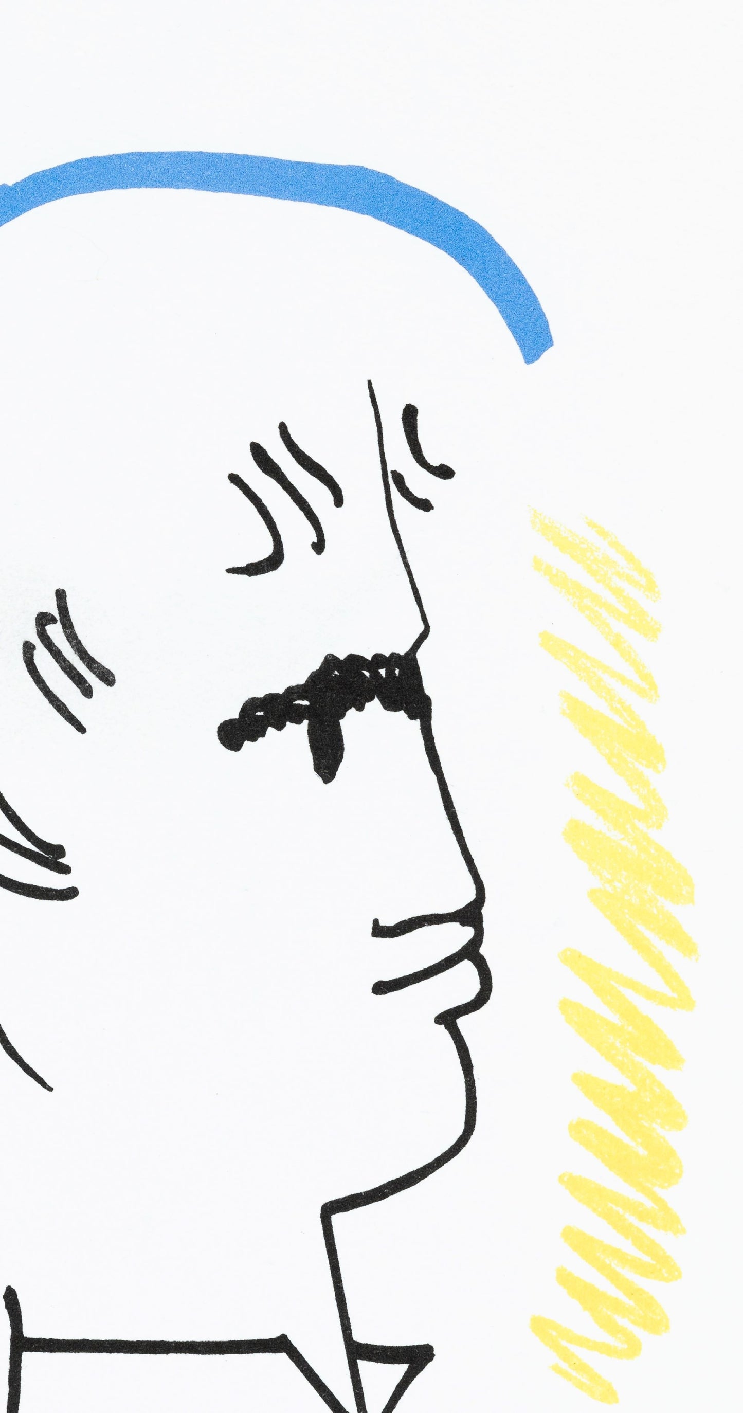 Jean COCTEAU : Toréador de profil - Lithographie signée