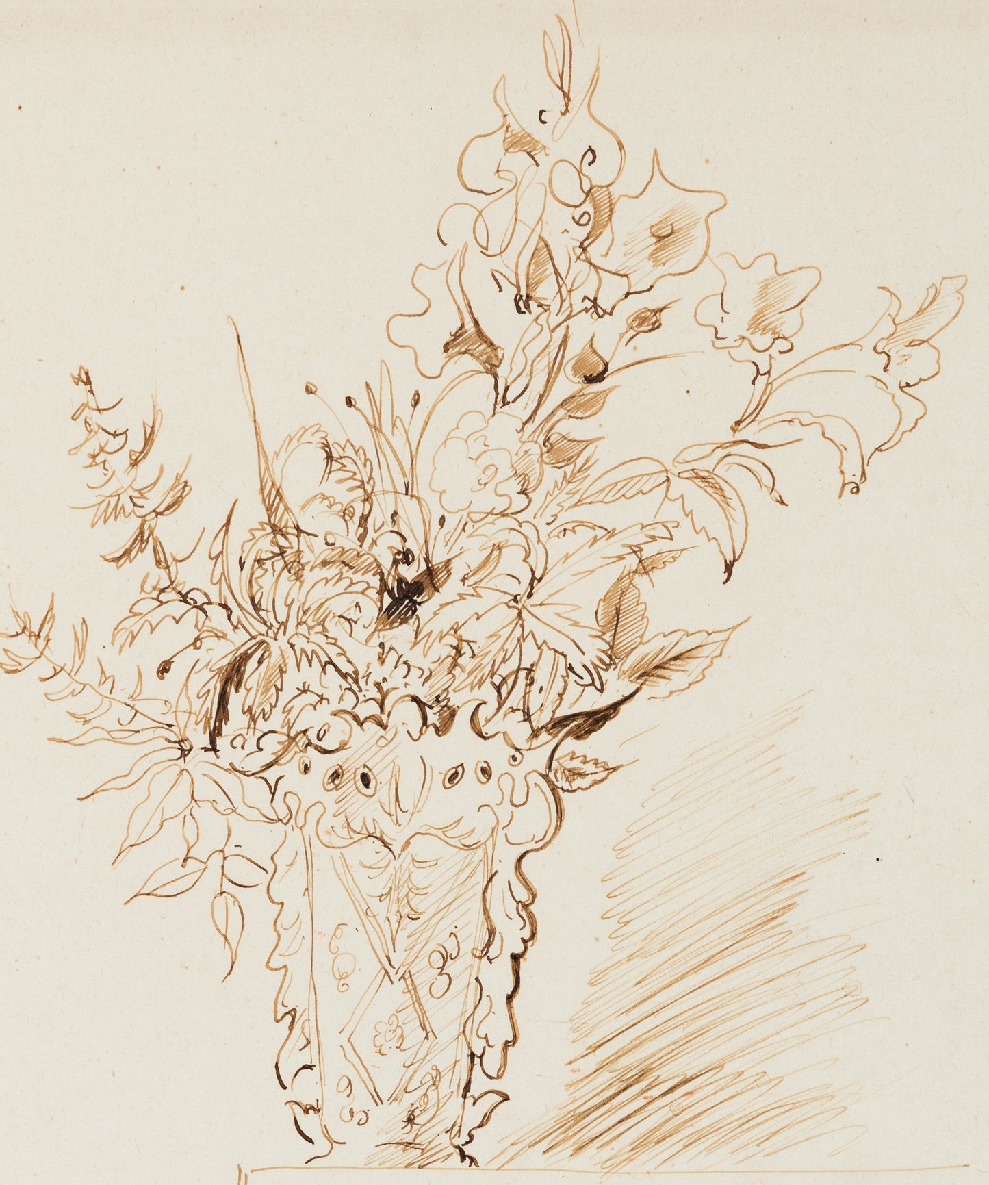 André DIGNIMONT : La chatte - Dessin original signé