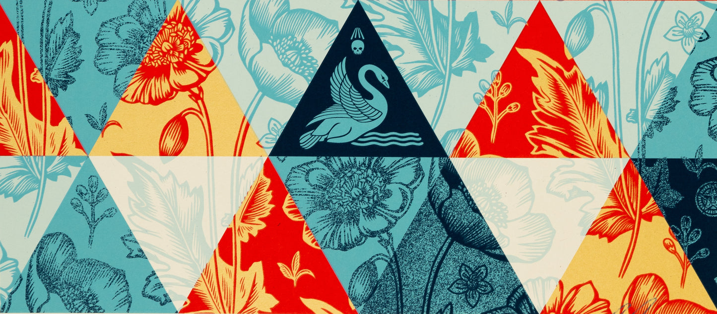 Shepard FAIREY (OBEY) : Pattern of Denial - Lithographie originale signée