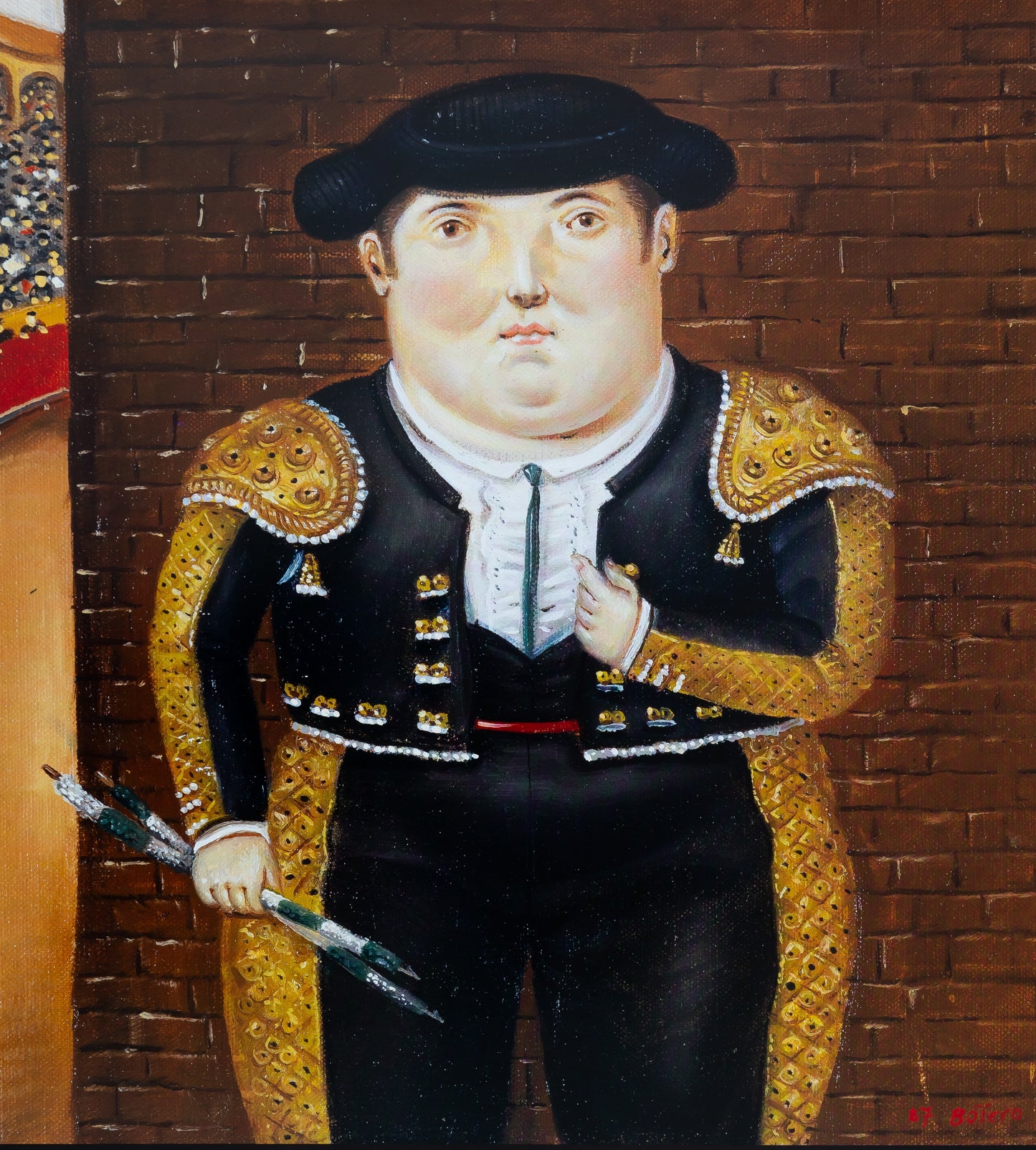 Fernando BOTERO : Torero - Affiche originale signée