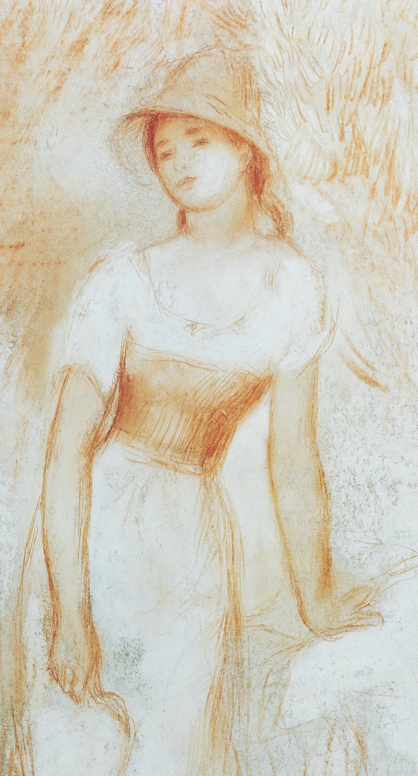 Pierre Auguste RENOIR : La glaneuse - Affiche originale signée