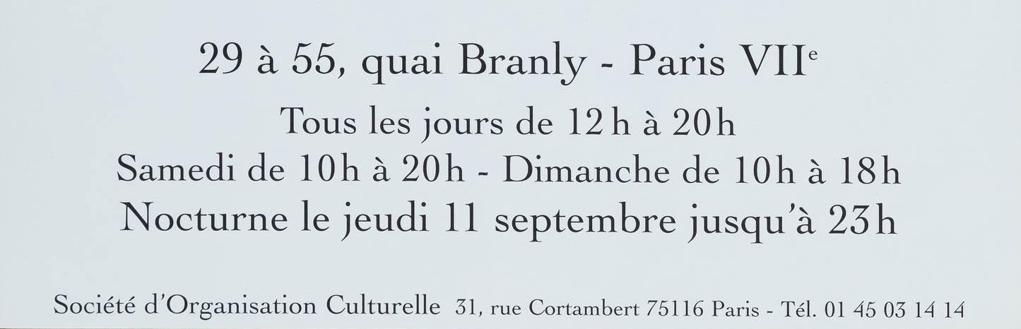 Affiche originale du Salon des Beaux Arts de Paris de 1997