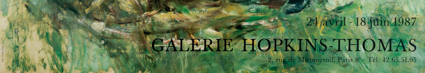 Berthe MORISOT : Petite fille et son Père - Affiche originale signée