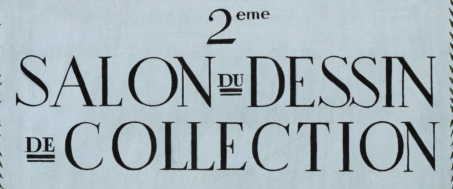 Alex COBBE : Affiche originale Salon du Dessin de 1992