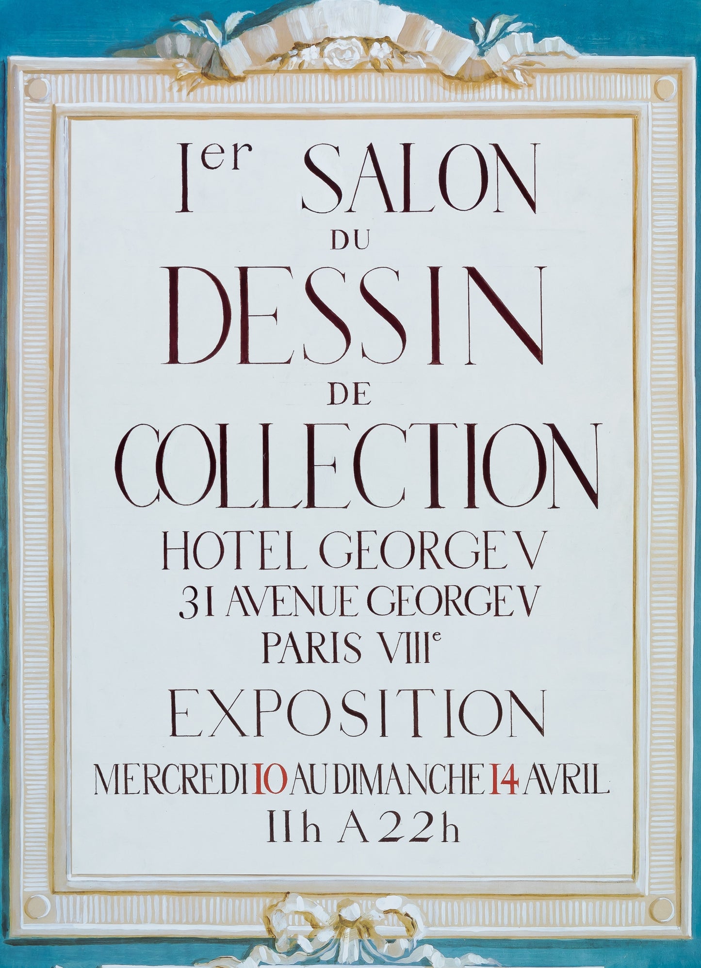 Alex COBBE : Salon du Dessin de 1991 - Affiche originale