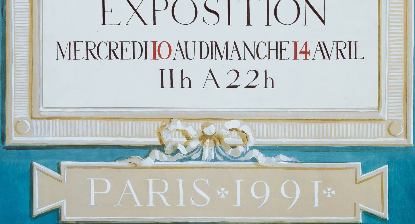 Alex COBBE : Salon du Dessin de 1991 - Affiche originale