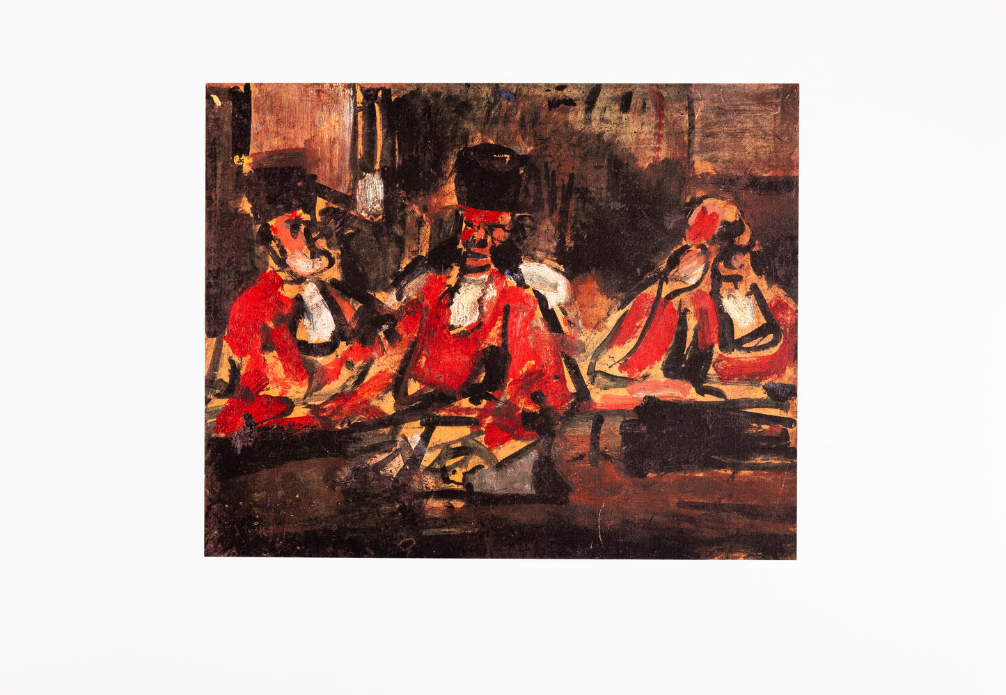Georges ROUAULT : Juges au Tribunal - Lithographie