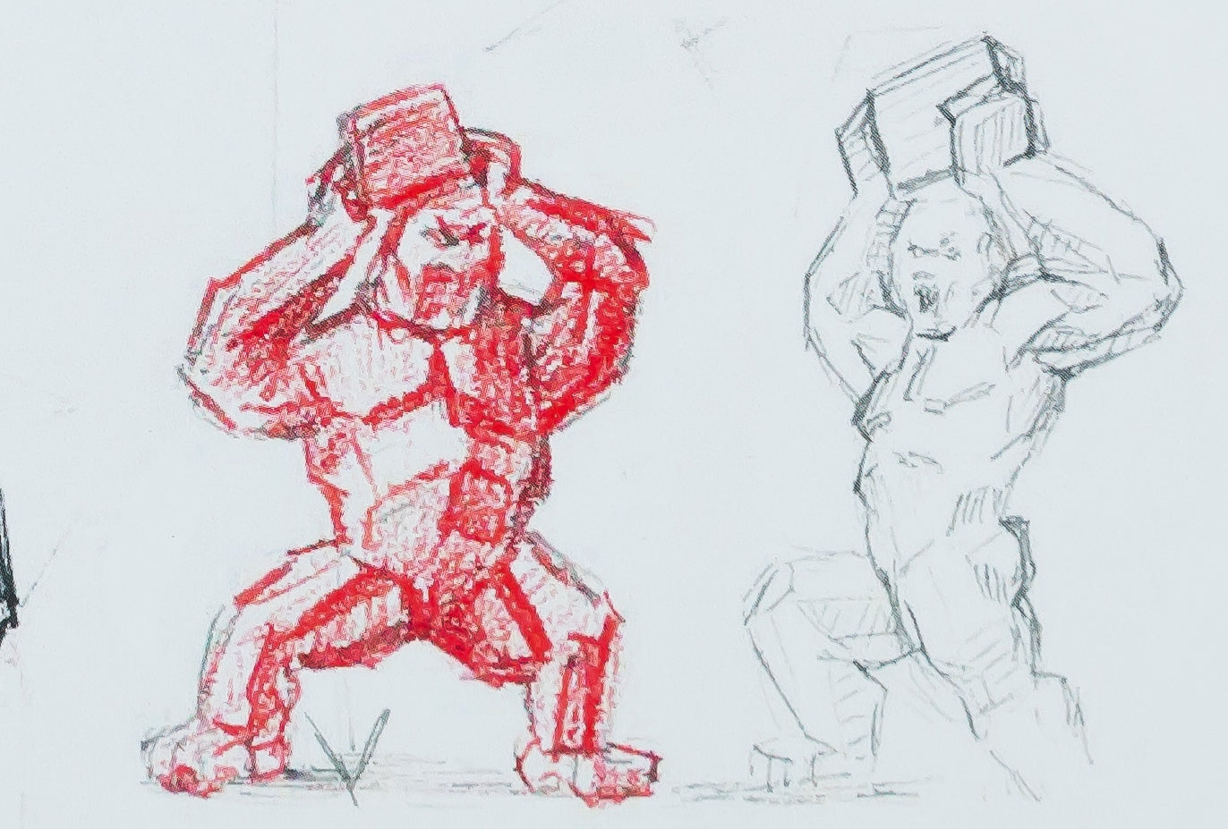 Richard ORLINSKI : La naissance du Kong - Digigraphie signée