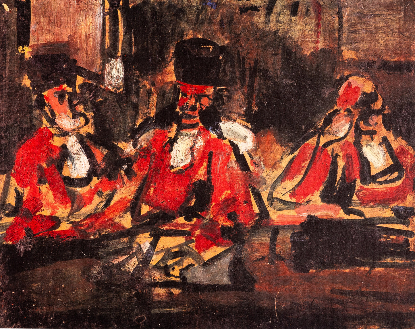 Georges ROUAULT : Juges au Tribunal - Lithographie