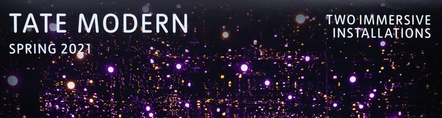 Yayoi KUSAMA : Infinity Mirror Rooms - Affiche originale en couleurs