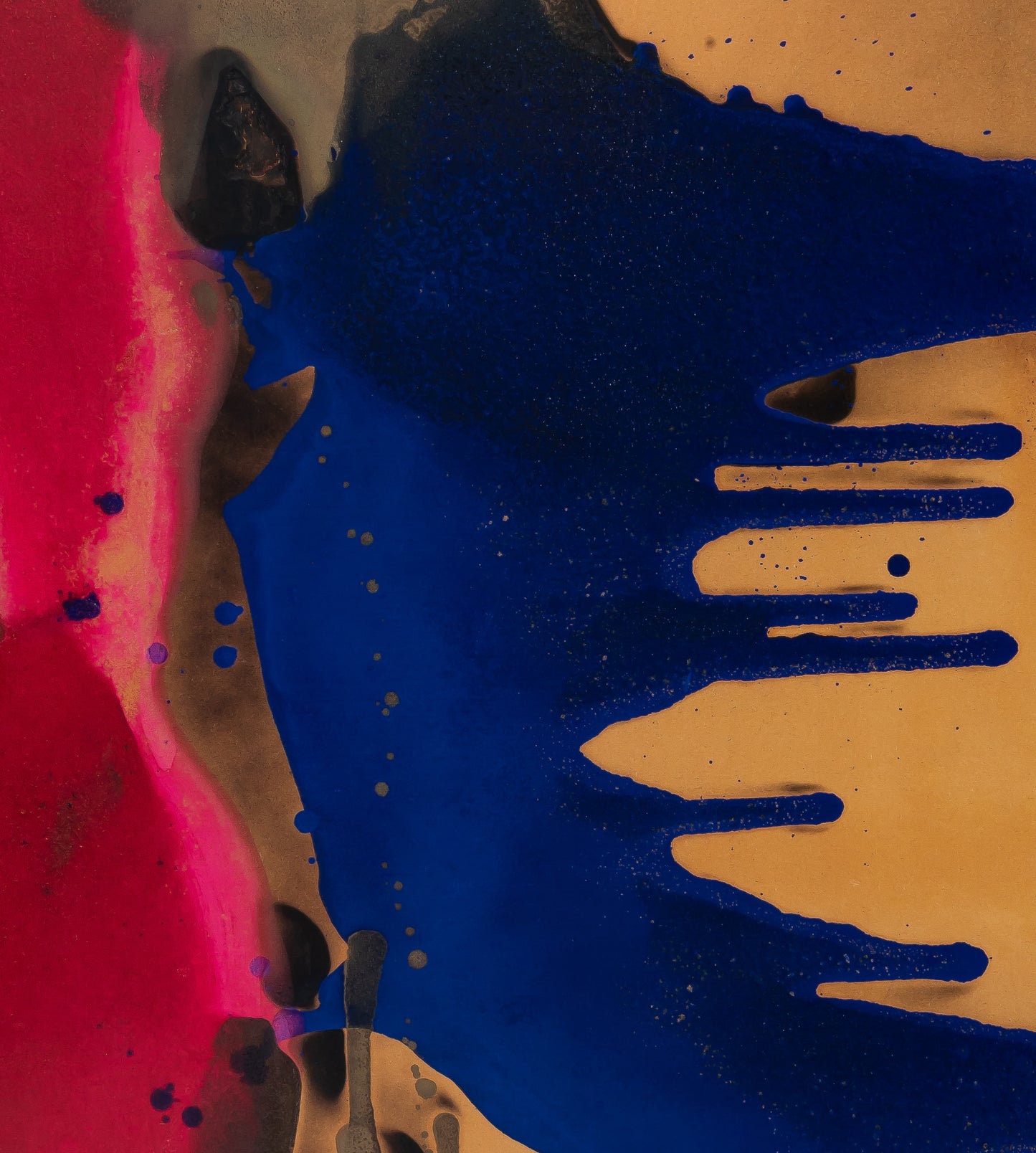 Yves KLEIN : Color Fired Painting - Affiche originale en couleurs