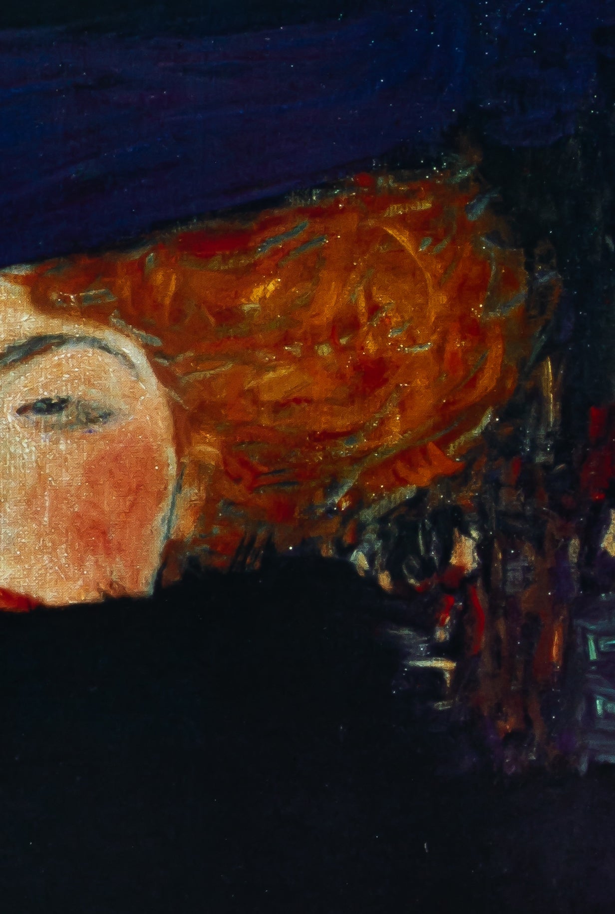 Gustav KLIMT : Femme au chapeau - Affiche originale
