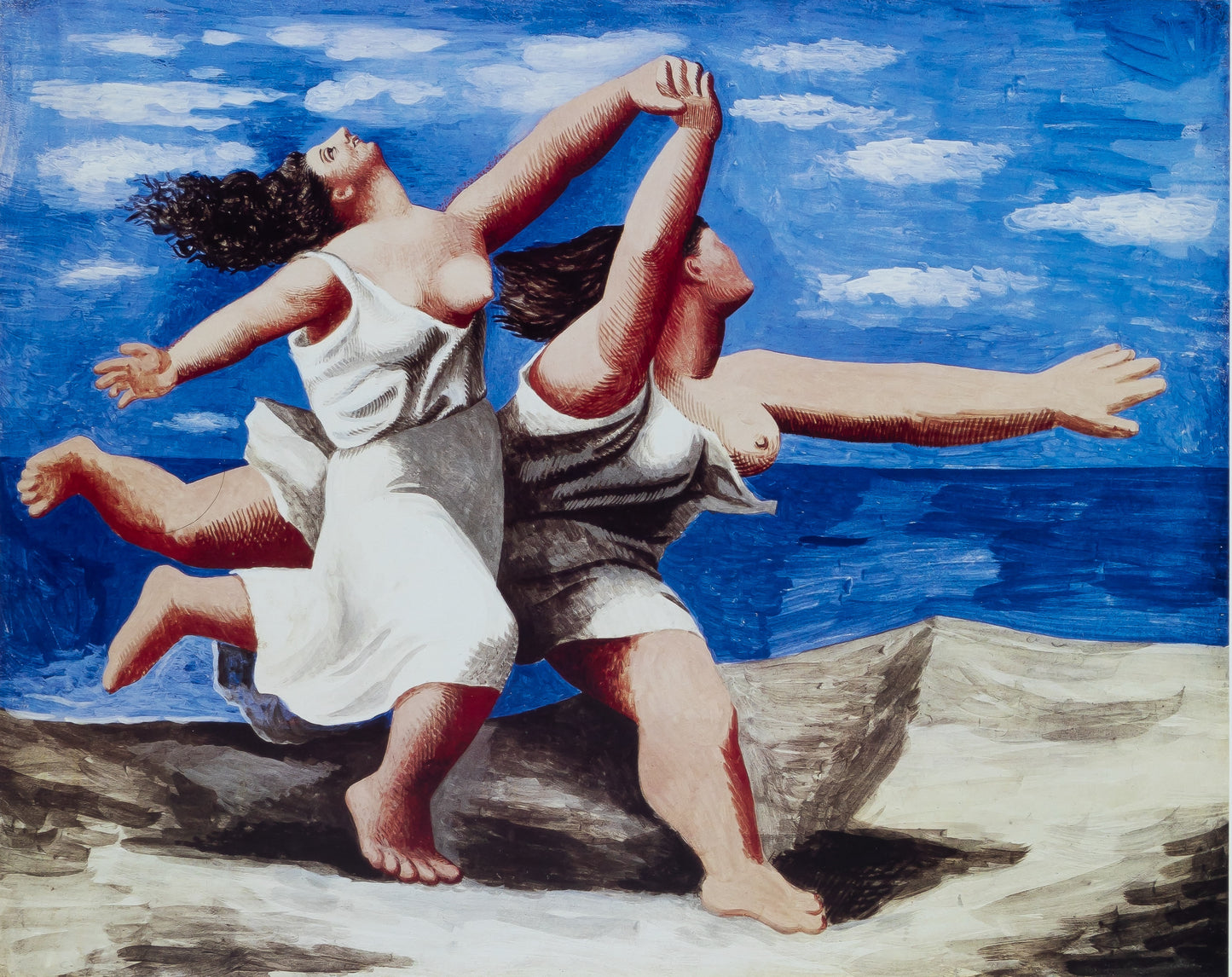 Pablo PICASSO : Deux femmes à la plage - Affiche originale