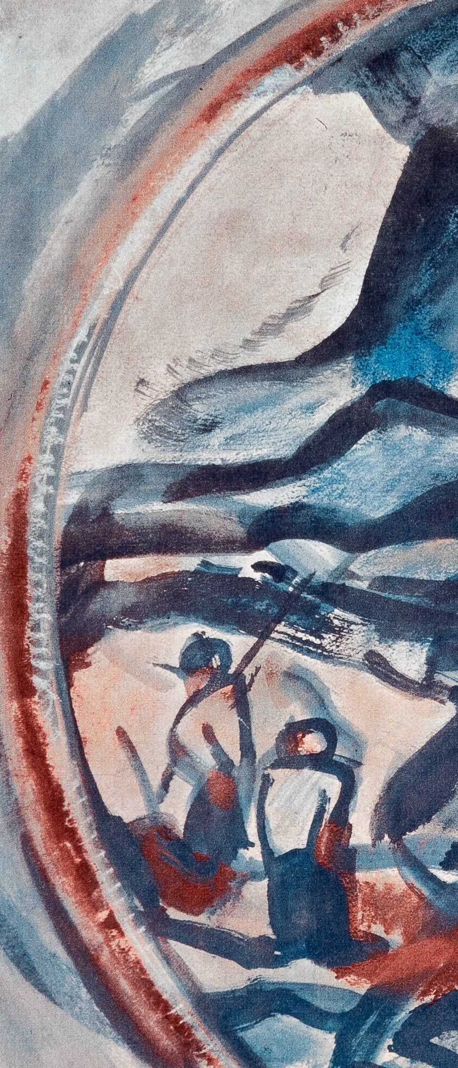 Georges ROUAULT : Paysage de Provence- Lithographie