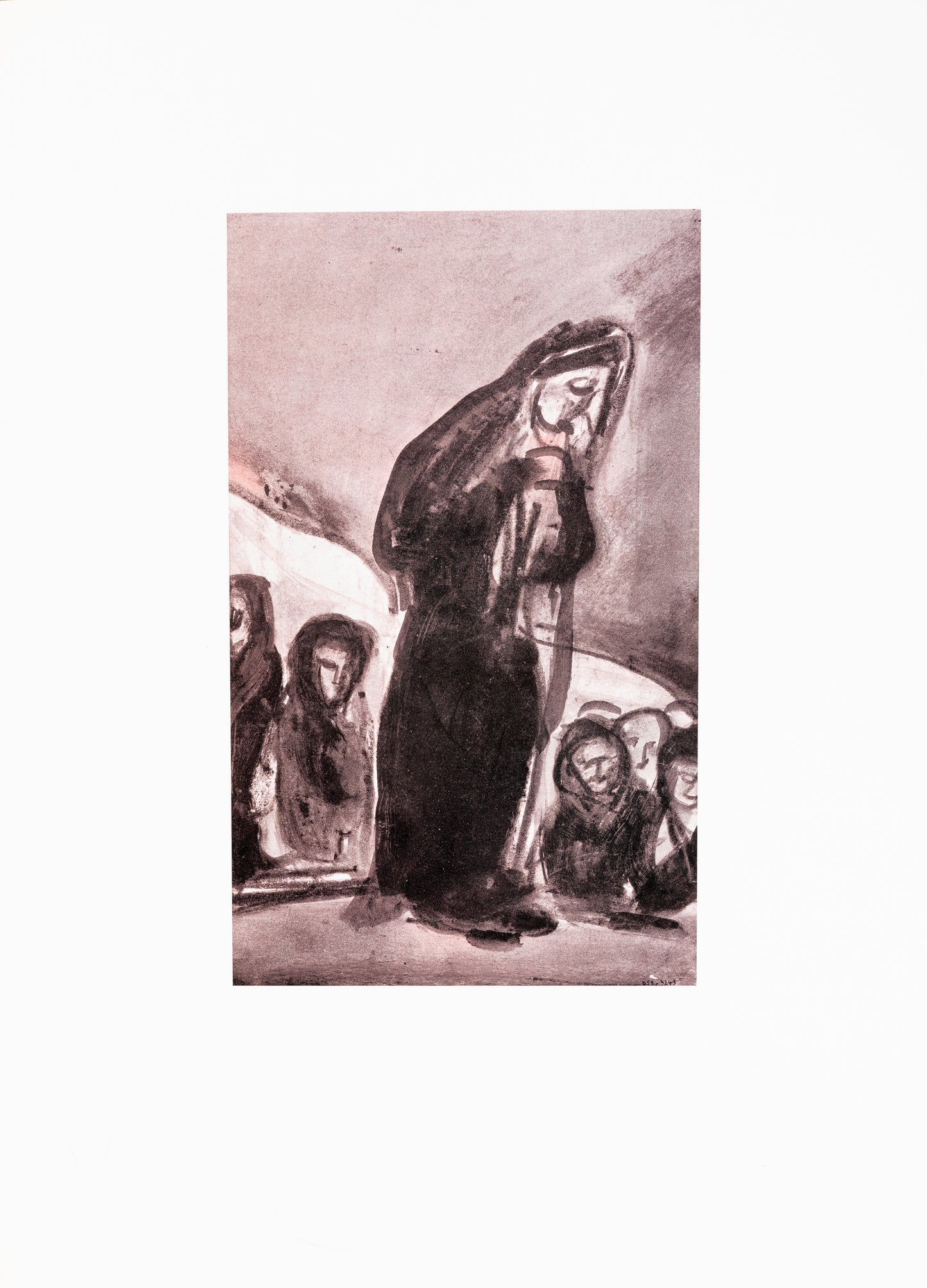 Georges ROUAULT : La Veuve - Lithographie