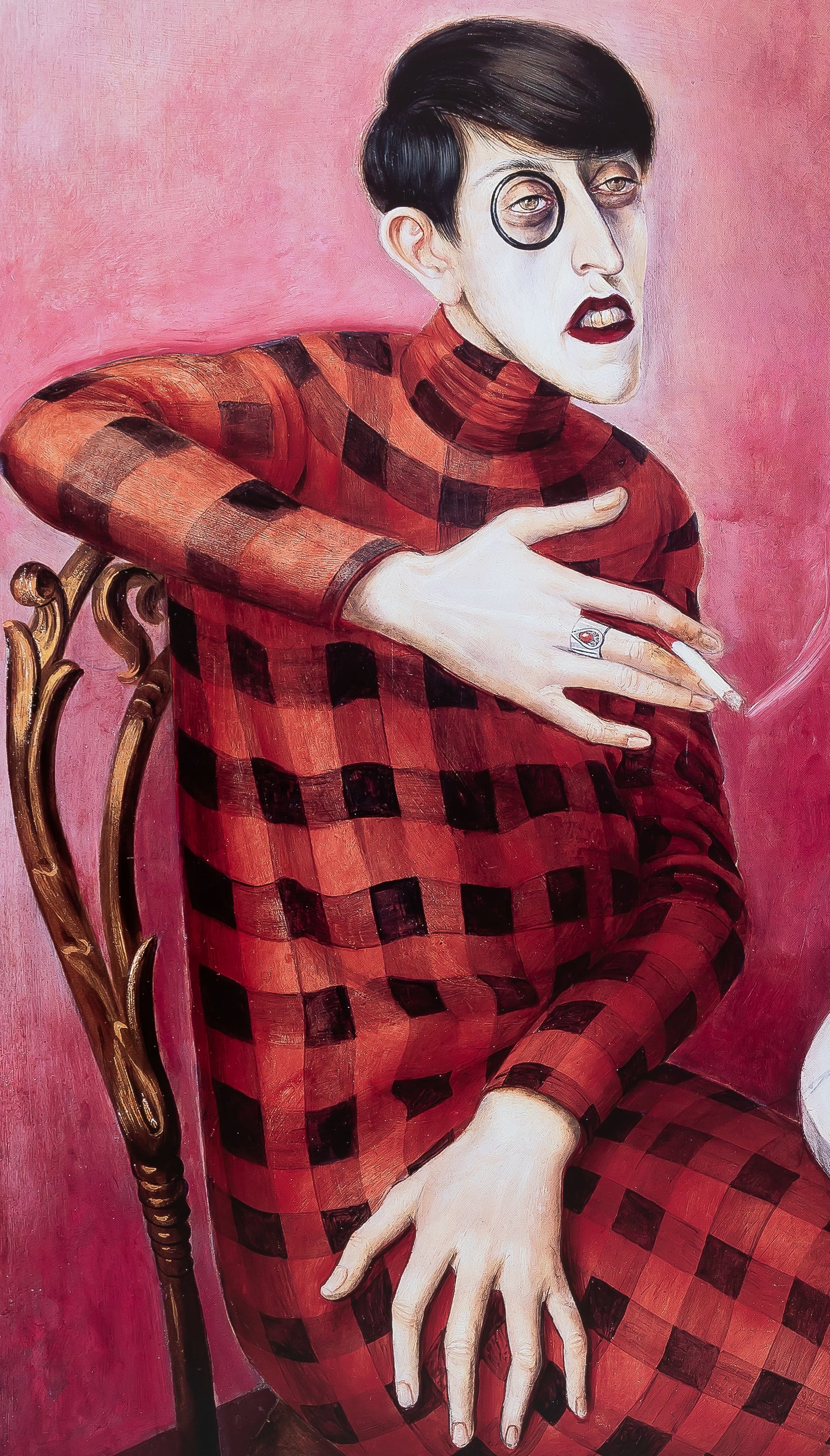 Otto DIX : Portrait de la Journaliste Sylvia Von Harden - Affiche originale