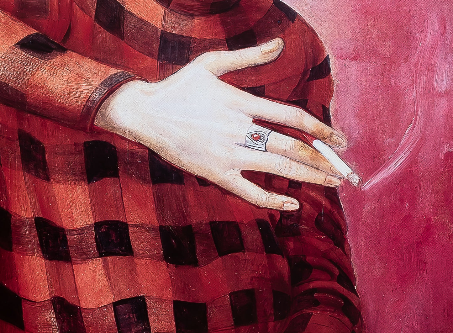 Otto DIX : Portrait de la Journaliste Sylvia Von Harden - Affiche originale