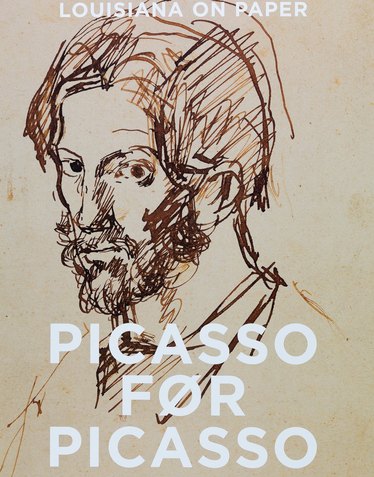 Pablo PICASSO : Autoportrait - Affiche originale en couleurs