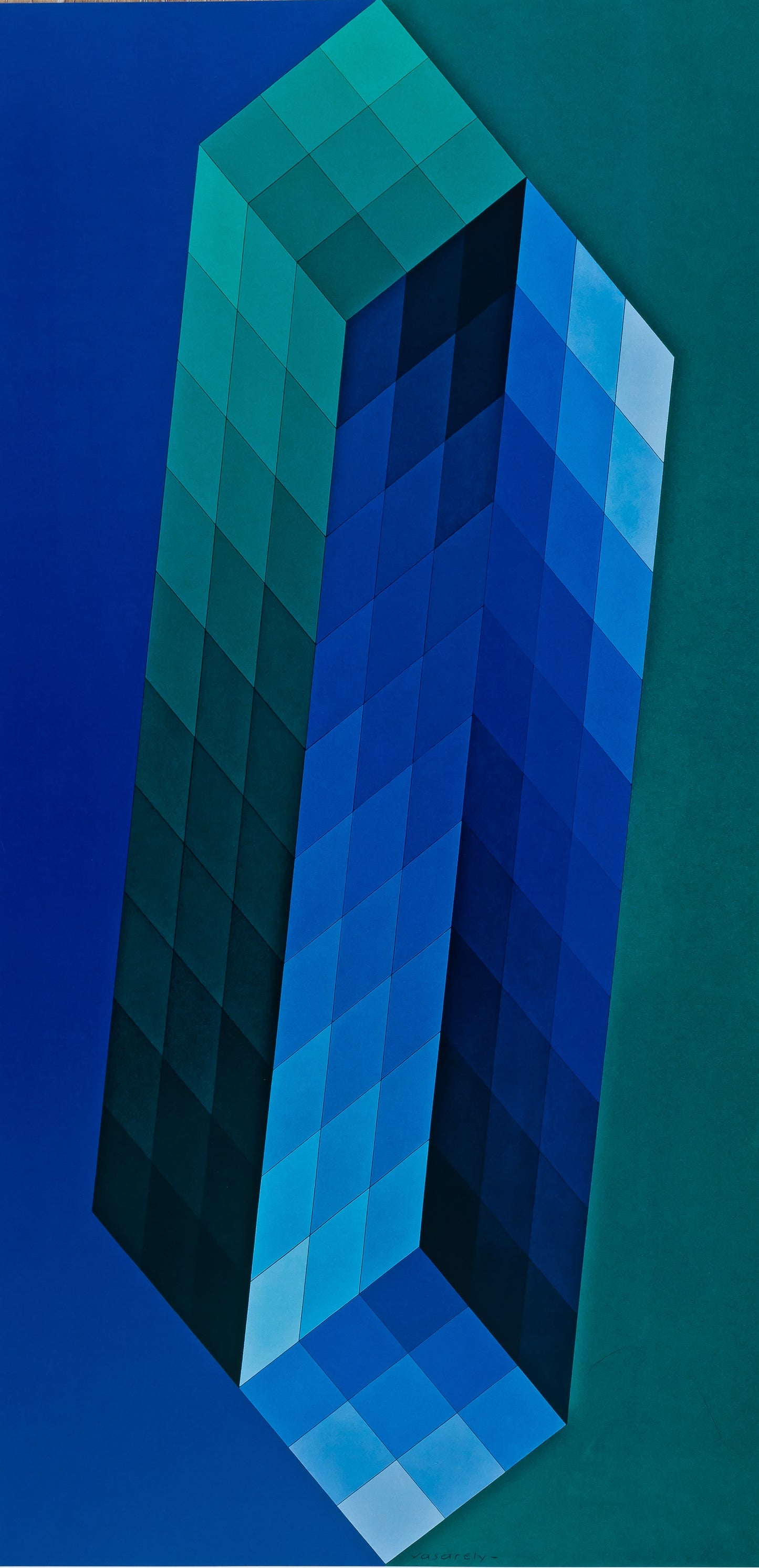 Victor VASARELY : Eye Attack - Affiche originale signée
