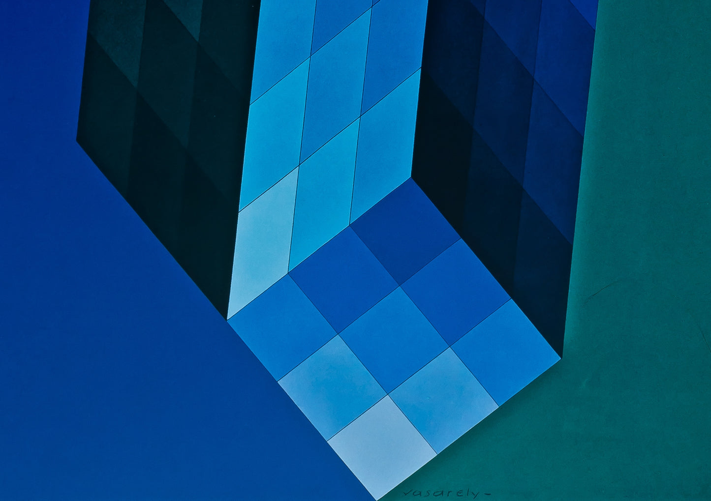 Victor VASARELY : Eye Attack - Affiche originale signée