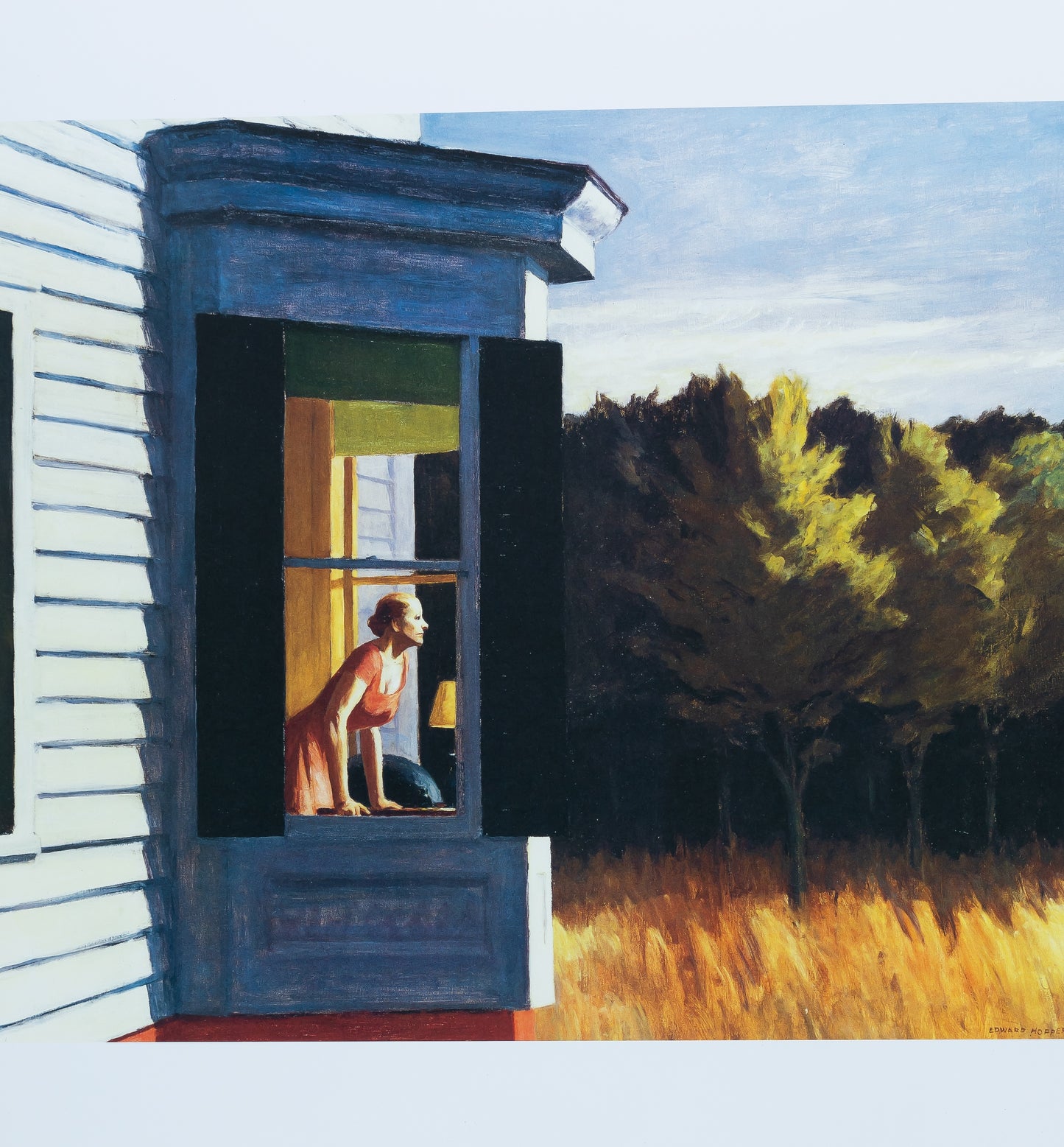 Edward HOPPER : Cape Cod Morning - Affiche originale signée