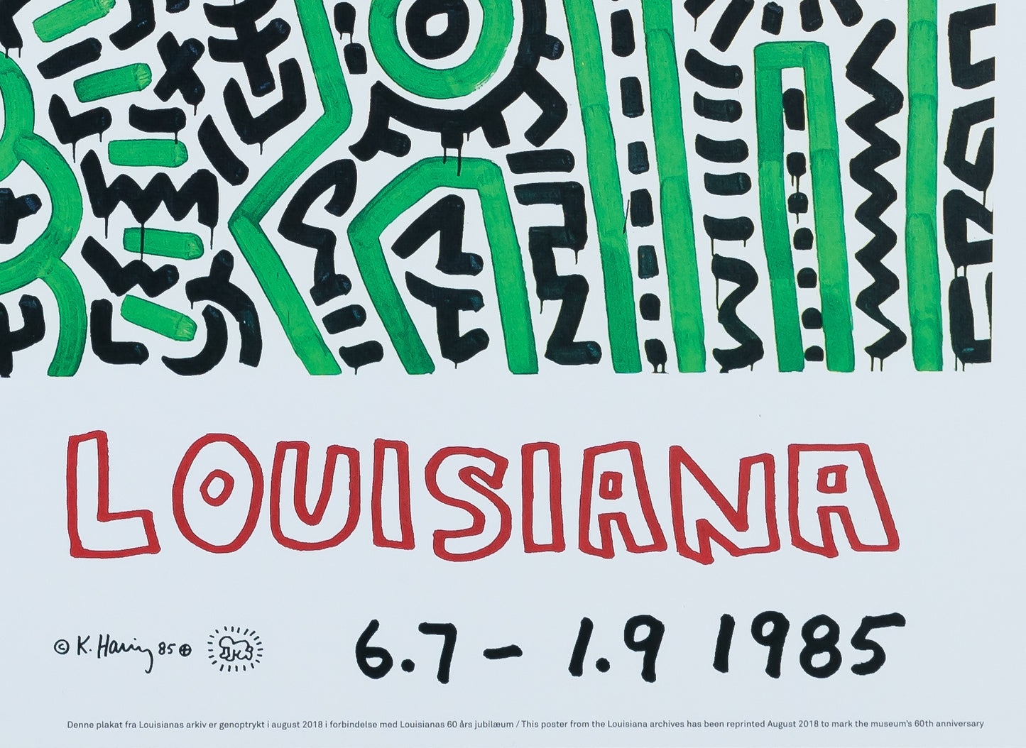Keith HARING : Homo Decorans - Affiche originale