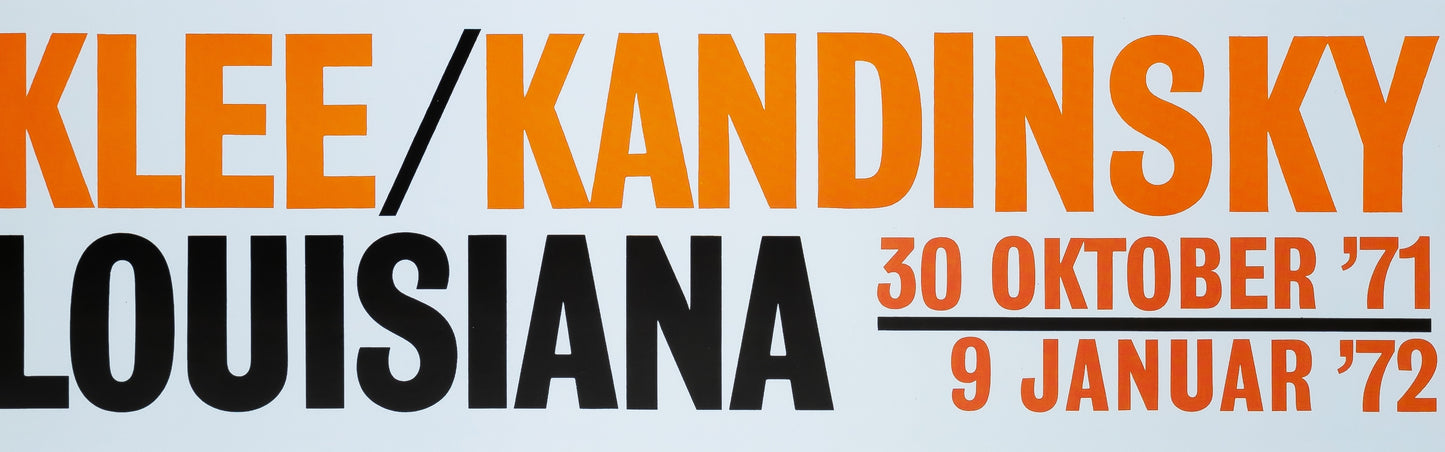 Paul KLEE et Vassily KANDINSKY : Klee et Kandinsky - Affiche originale en couleurs
