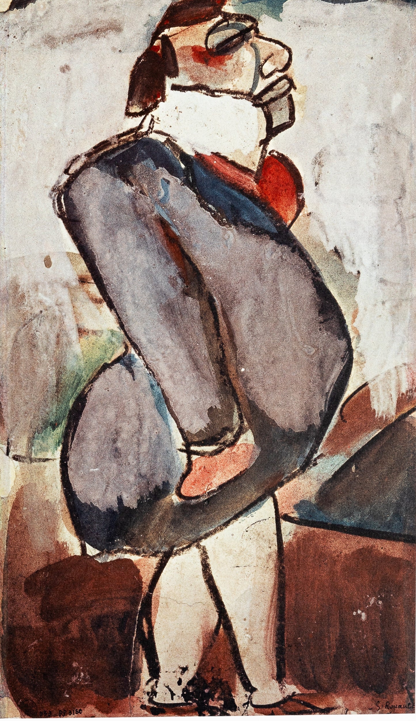 Georges ROUAULT : Gentilhomme - Lithographie signée