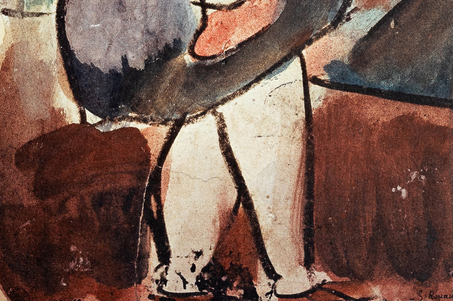 Georges ROUAULT : Gentilhomme - Lithographie signée