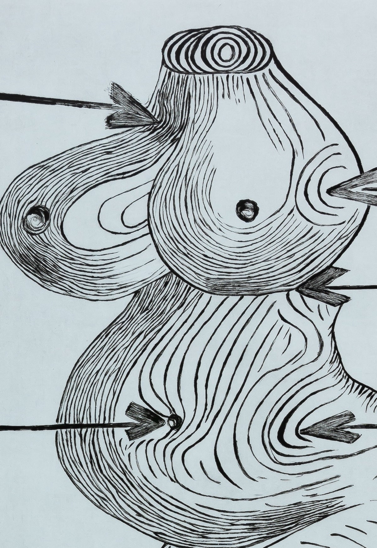 Louise BOURGEOIS : Saint Sebastienne - Affiche originale signée