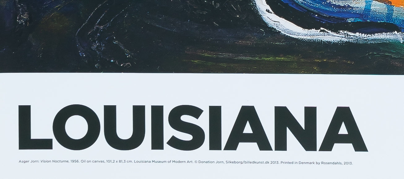 Asger JORN : Vision Nocturne - Affiche originale