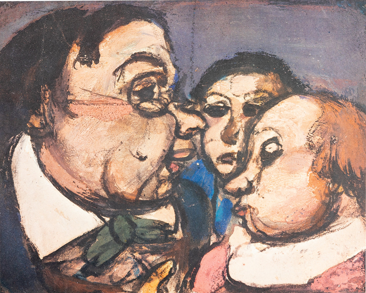 Georges ROUAULT : Les enfants et le maître - Lithographie