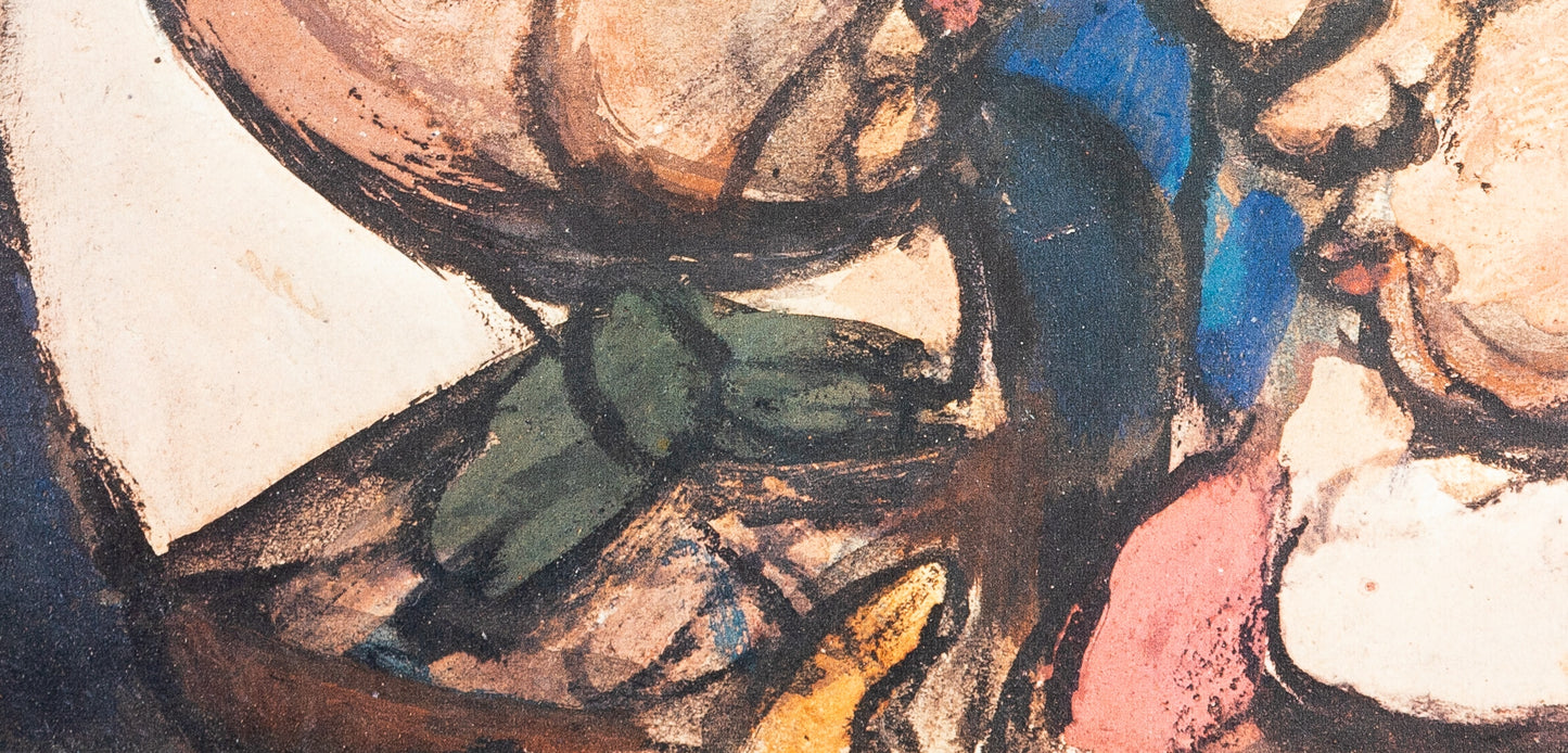 Georges ROUAULT : Les enfants et le maître - Lithographie
