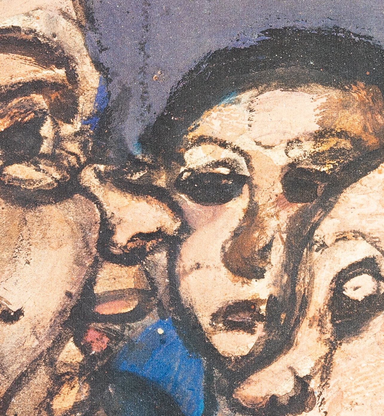 Georges ROUAULT : Les enfants et le maître - Lithographie