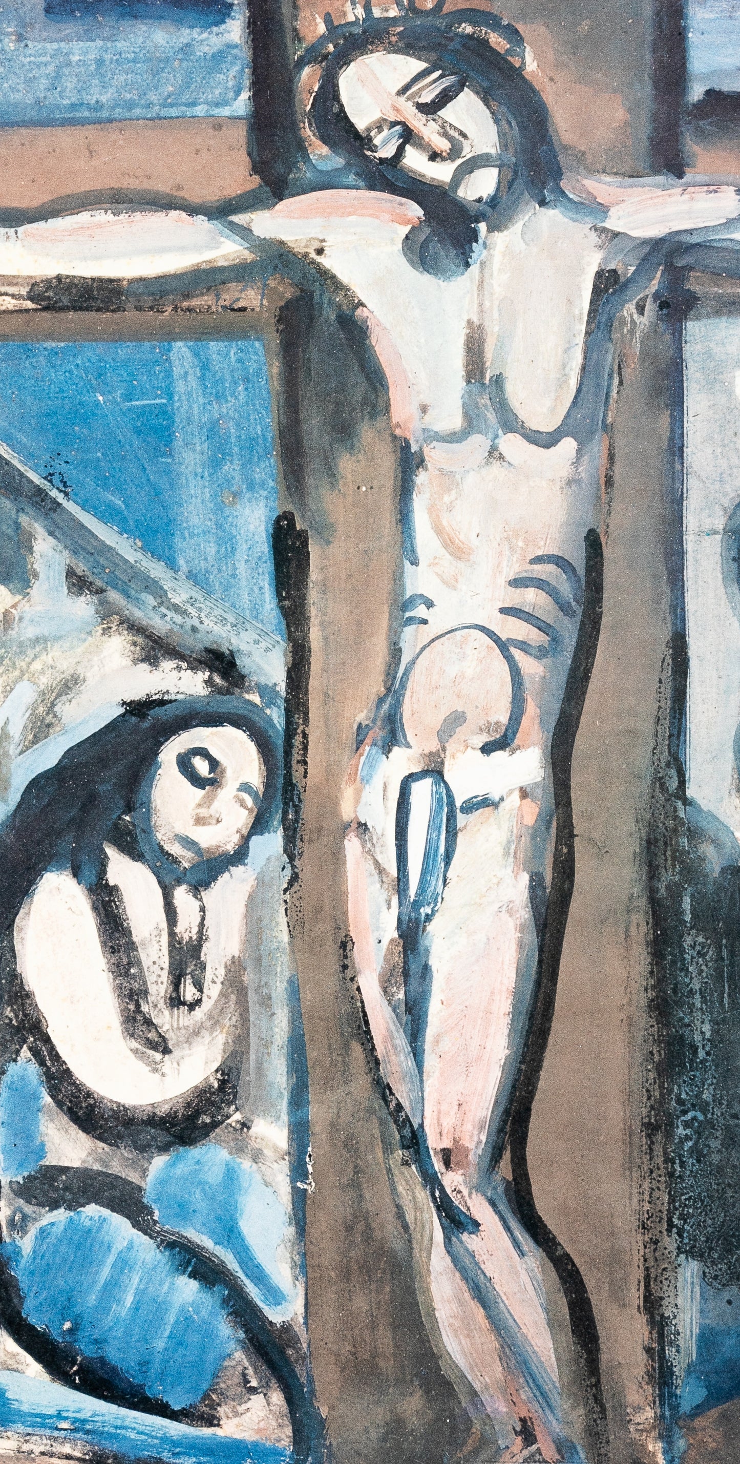 Georges ROUAULT : Le Christ sur la croix - Lithographie